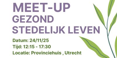 Aanmelden: 24 november Meet Up